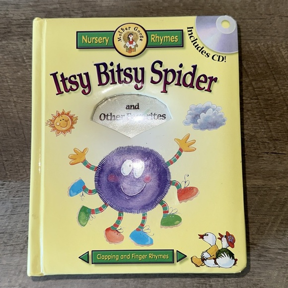 Mother Goose Nursery Rhymes 2002 with spider toy no CD - Picture 3 of 12